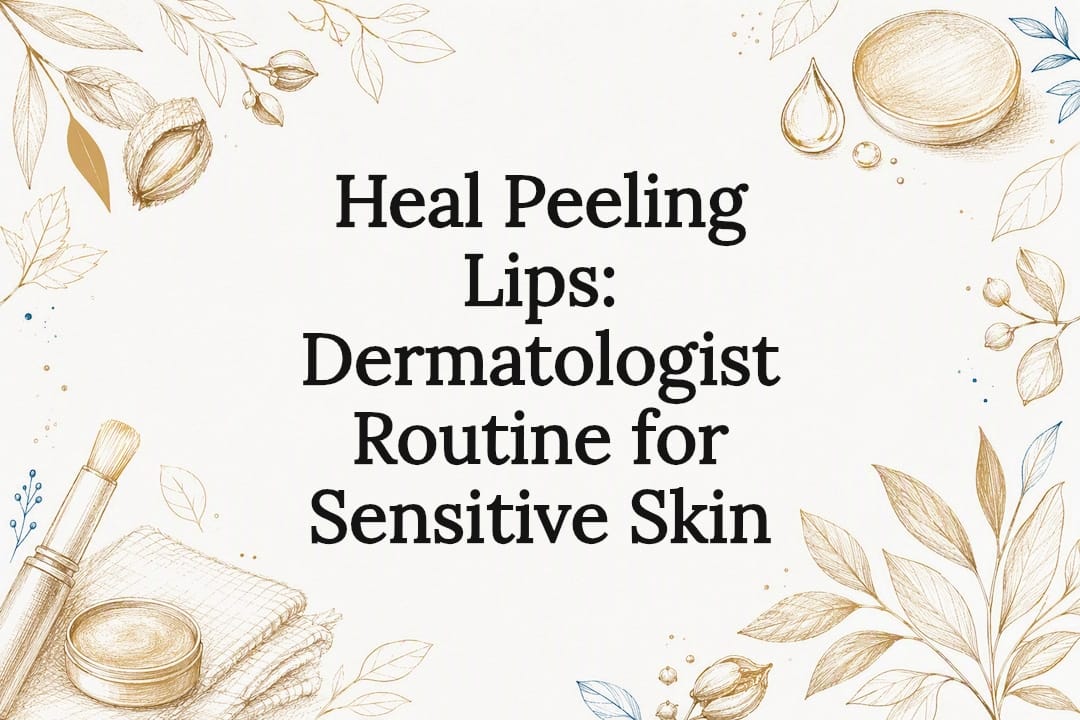 Decorative sensitive lip care title card
